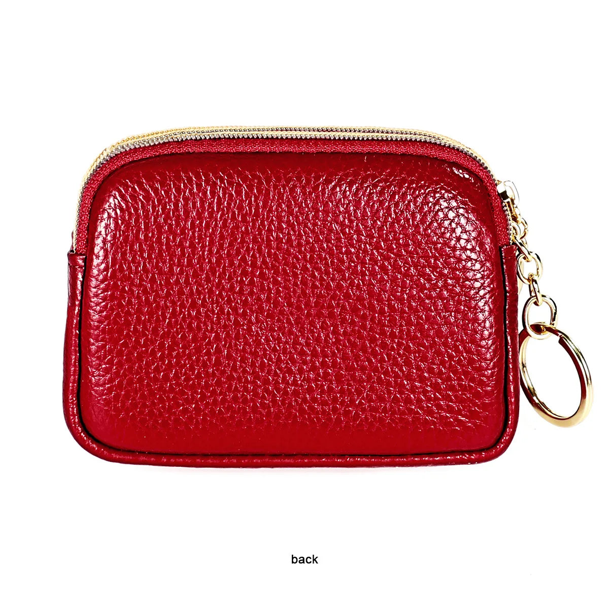 Senorita Genuine Leather Women’s Coin Purse – Double Zipper Small Wallet