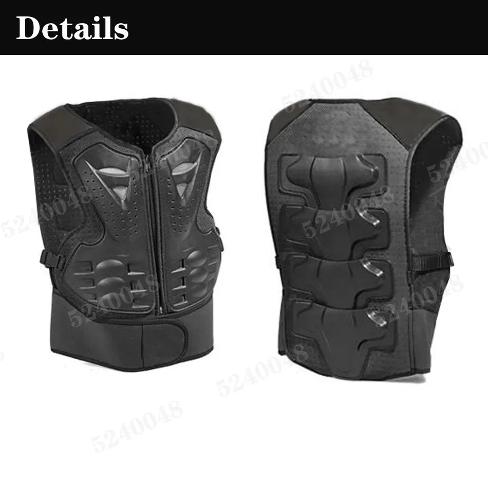 Full Body Protective Armor for Kids & Youth – Motocross, Skating Vest with Chest, Spine, Knee & Elbow Guards (0.8-1.6m)