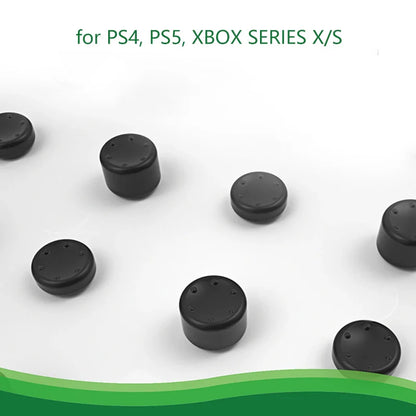 DATA FROG 8pcs Controller Thumb Grip Caps — Silicone Anti-Slip Analog Covers for PS5, PS4 & Xbox Series X/S Accessories