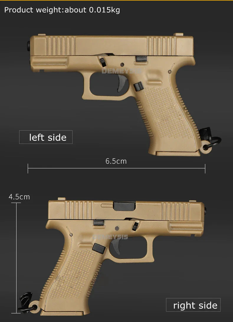 Mini G45 Pistol Keychain – Tactical Gun-Shaped Portable Keyring Toy