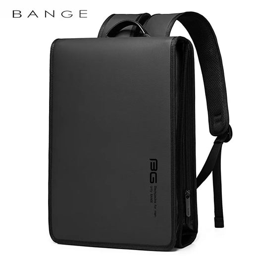 BANGE Men's Business Backpack - Anti-Theft Computer Bag, Large Capacity 14.1 Inch Laptop Bag, Elegant & Waterproof