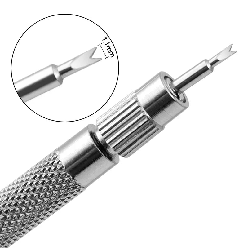 5PCS Professional Adjustable Watch Band Link Remover — Metal Bracelet Pin & Strap Repair Tool Set