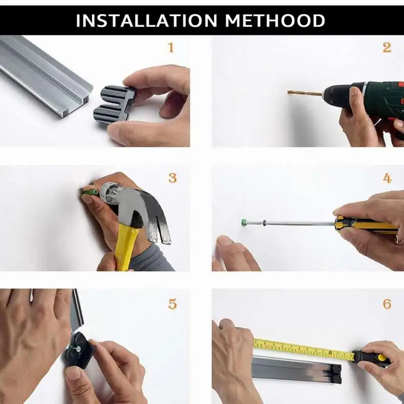 Magnetic Knife Holder Strip – Wall Mount Strong Magnetic Kitchen Knife Storage Organizer