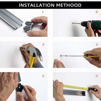 Magnetic Knife Holder Strip – Wall Mount Strong Magnetic Kitchen Knife Storage Organizer