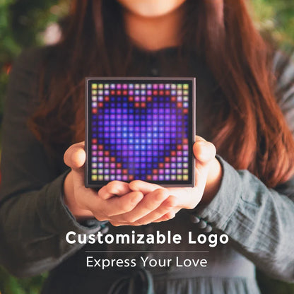 Divoom Timebox Evo Bluetooth Speakers – Wireless with Clock, Alarm, Programmable LED Display for Pixel Art Creation, Unique Gift