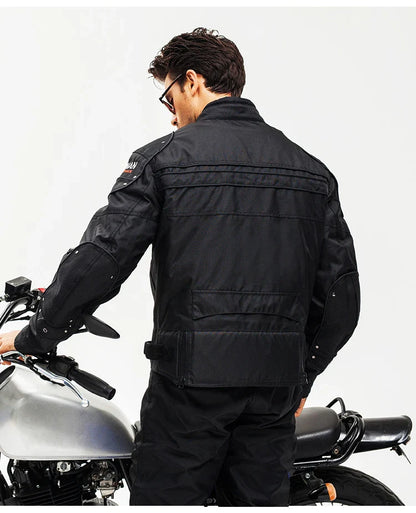 DUHAN Windproof Motocross Jacket & Pants for Men – Wear-Resistant Motorcycle Gear with Body Armor, Winter Moto Clothing