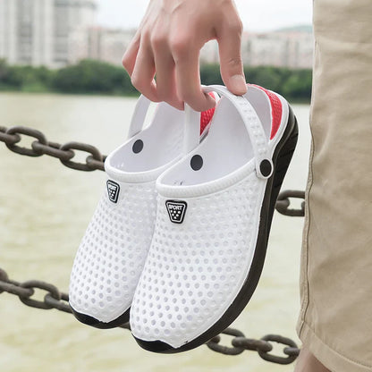 Unisex Fashion Beach Sandals – Waterproof Anti-Slip Flip Flops with Thick Sole for Men & Women