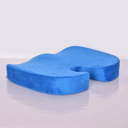 Ergonomic Bamboo Memory Foam Seat & Back Cushion – Slow Rebound Waist Support for Home & Office Chairs