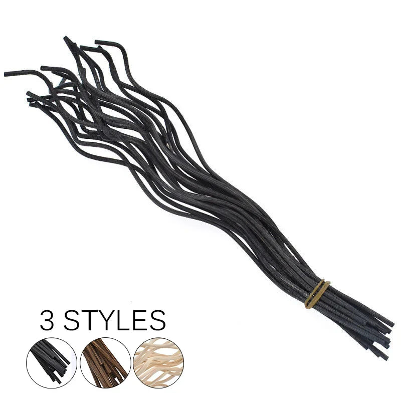 20PCS Diffuser Sticks – Long Wavy Rattan Reed Replacement for Fragrance Diffuser, Air Freshener Accessory