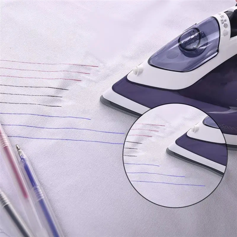 10Pcs Heat Erasable Fabric Marker Pens — Temperature Disappearing Pens for DIY Sewing, Craft & Fabric Marking