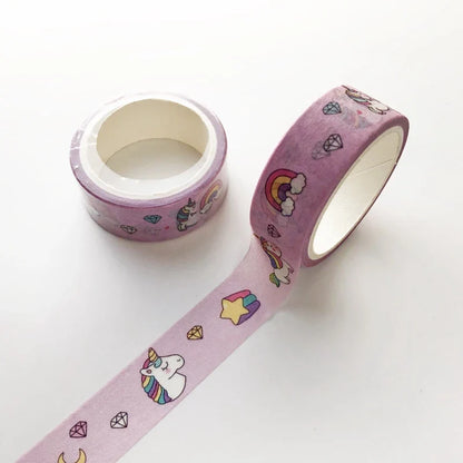 Green Plant Floral Washi Tape – DIY Decorative Adhesive for Scrapbooking, School, & Handmade Crafts