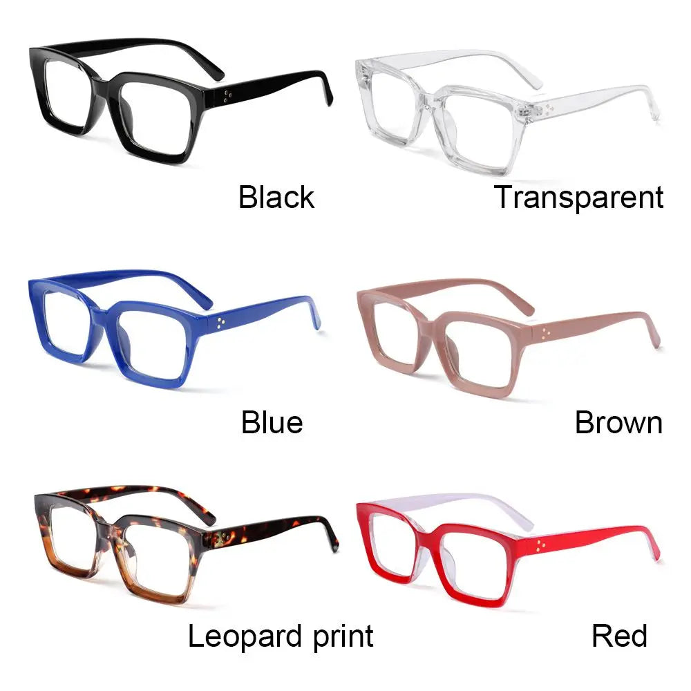 Fashion Oversized Square Reading Glasses for Men & Women – Large Frame Presbyopia Eyewear, Diopter +1.0 to +3.0