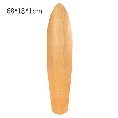 7-9 Layer Maple Skateboard Deck – Double Rocker Mini Cruiser & Dance Board with High Elasticity
