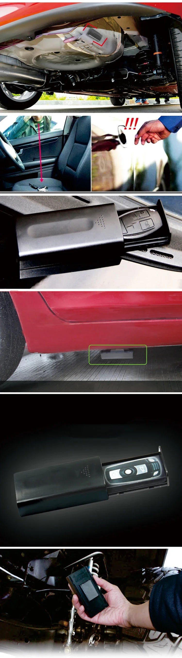 Magnetic Key Safe Box – Hidden Storage for Car Keys & Valuables (Outdoor, Home, Office, Truck, Caravan)