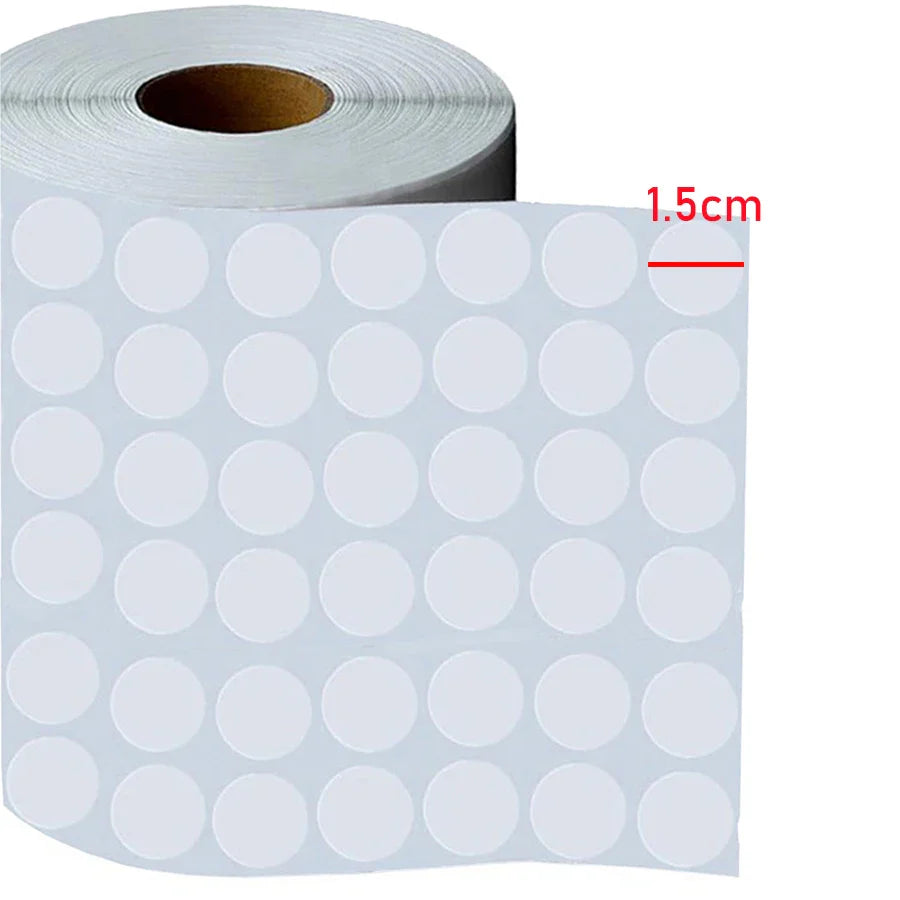 500 Grids Diamond Painting Label Stickers — 15mm Round Storage Box Accessory Tool Set