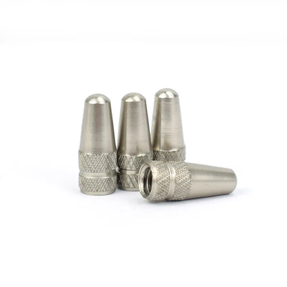 4/8PCS Aluminum Alloy Bicycle Tire Valve Caps – Dustproof Presta Valve Protectors for MTB & Road Bikes
