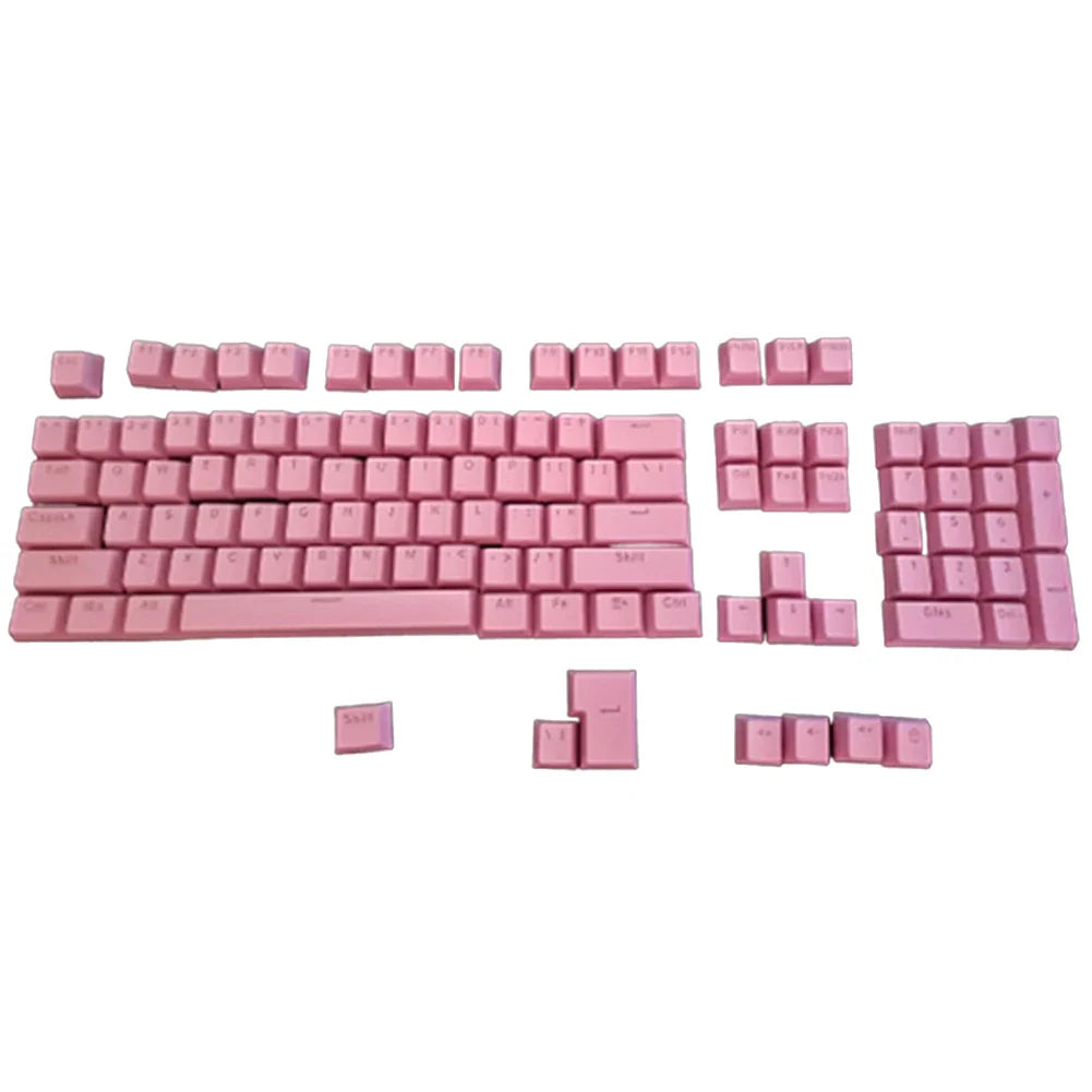 104PCS Universal Mechanical Keyboard Keycaps – Ergonomic Blank Replacement for Cherry MX Backlit Keyboards