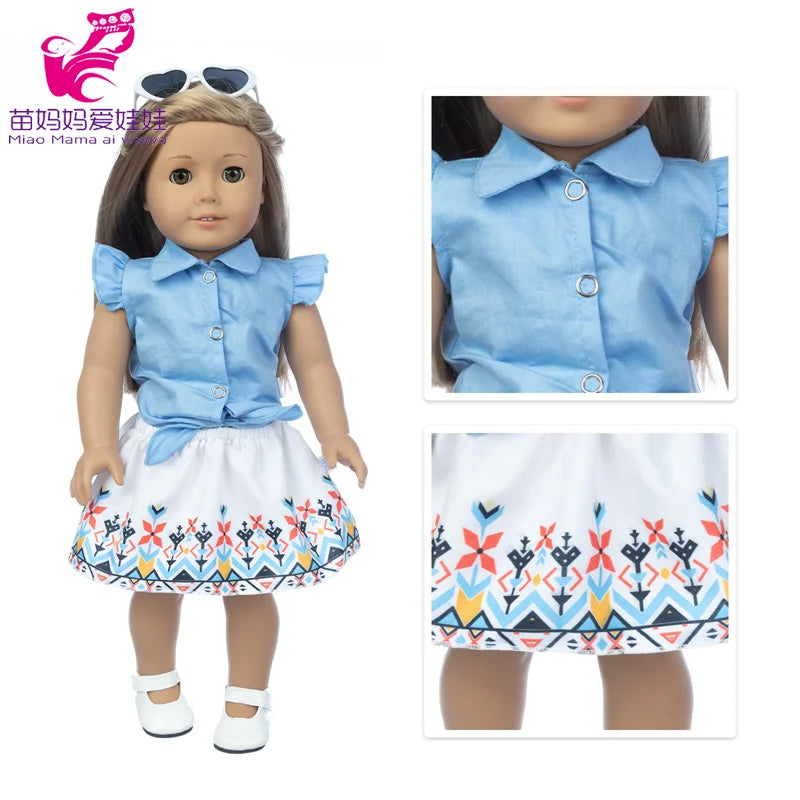 18-Inch American Girl Doll Clothes – Coat, Tights & Pants Outfit for Newborn & Baby Dolls