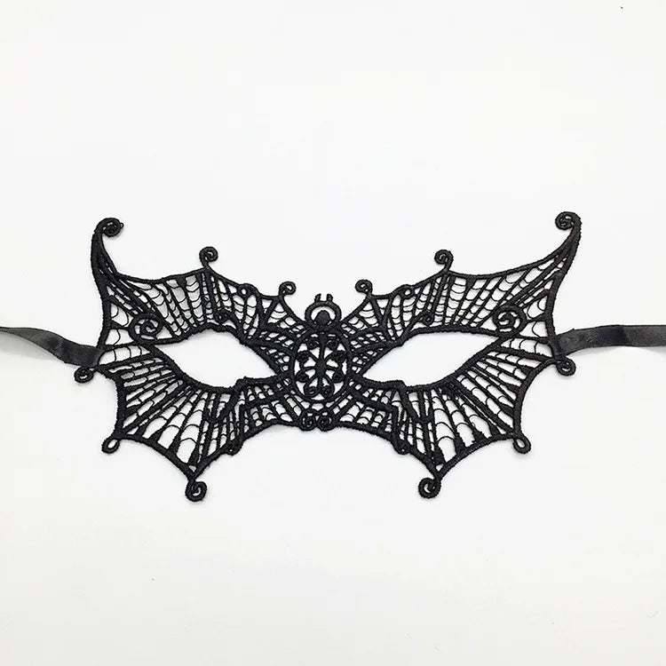 Sexy Lace Eye Mask for Women — Venetian Masquerade, Halloween & Carnival Half-Face Cosplay Party Mask