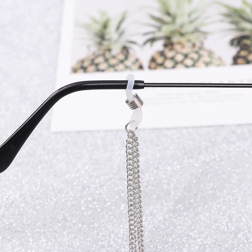 Women's Eyeglass Chain - Hollow Star & Pearl Beaded Lanyard for Sunglasses & Reading Glasses