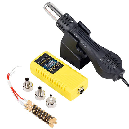 JCD 750W Heat Gun – Digital Display Micro Rework Soldering Station & Hot Air Gun for Welding & Repair, Model 8858