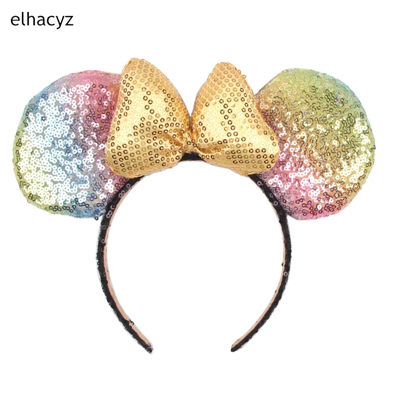 Big Classic Polka Dot Bow Minnie Mouse Ears Headband – Festival & Party Hairband for Women & Girls, Disney Trip Accessories