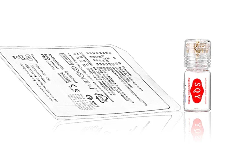 SQY 20-Pin Titanium Needle Tips for Derma Stamp - Reusable Anti-Aging & Whitening Skin Care Serum Tool
