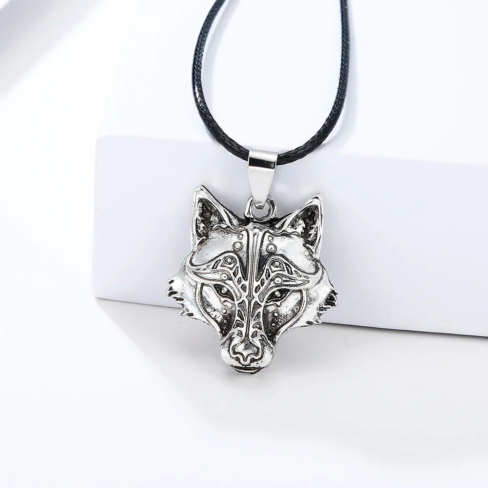 Norse "I Am Wolf" Viking Celtic Necklace for Men & Women - Popular Totem Amulet with Card, Jewelry Gift