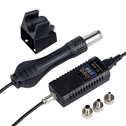 JCD 750W Heat Gun – Digital Display Micro Rework Soldering Station & Hot Air Gun for Welding & Repair, Model 8858