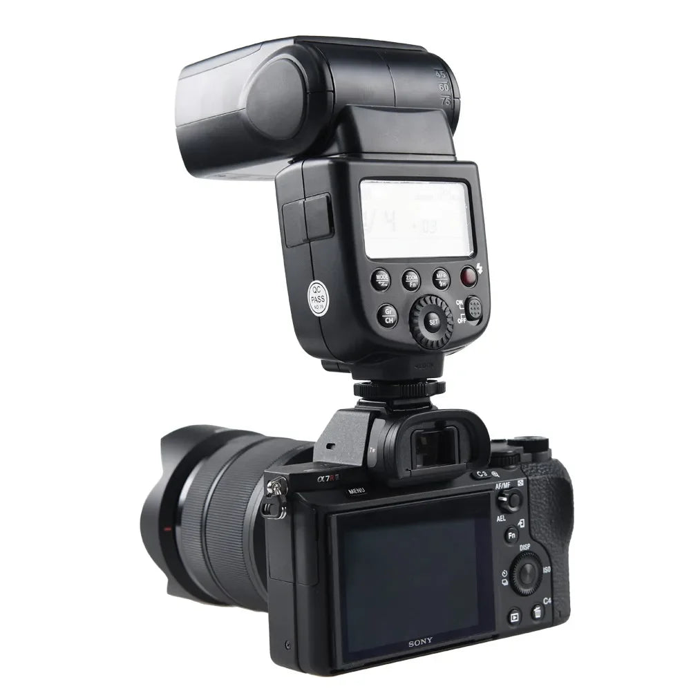 Godox TT600 2.4G Wireless TTL Speedlite + X2T Trigger — Compatible with Canon, Nikon, Sony, Fuji, Olympus