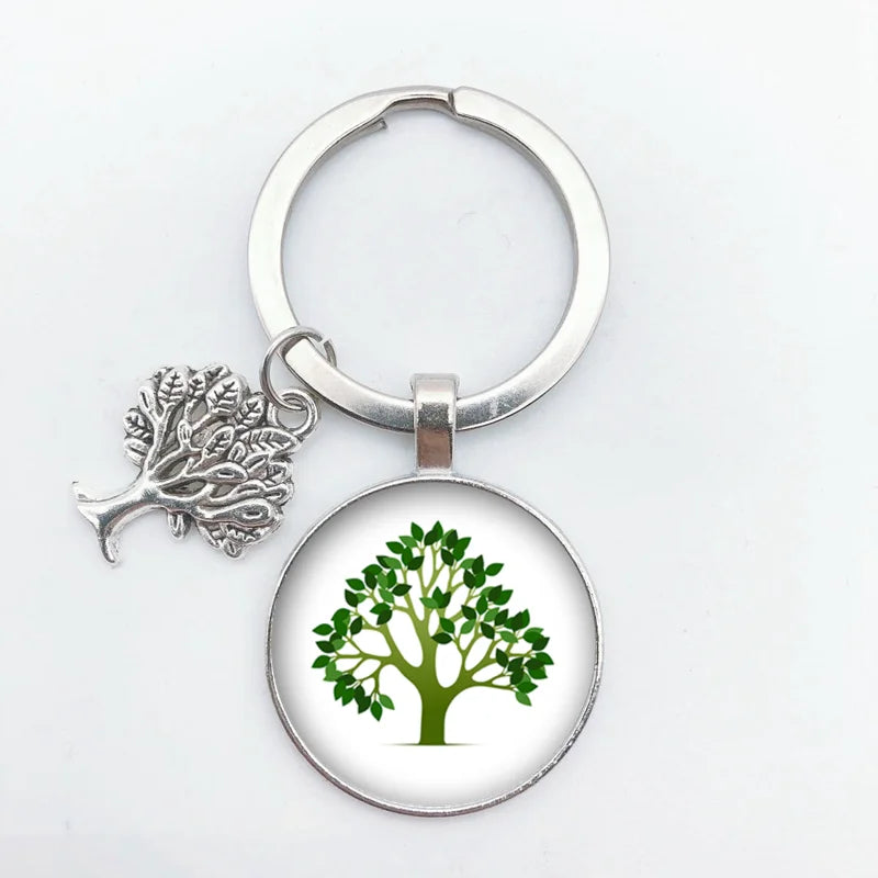 Tree of Life Keychain – Vintage Handmade Fashion Key Ring Jewelry Gift for Men & Women Party & Everyday Use Accessories