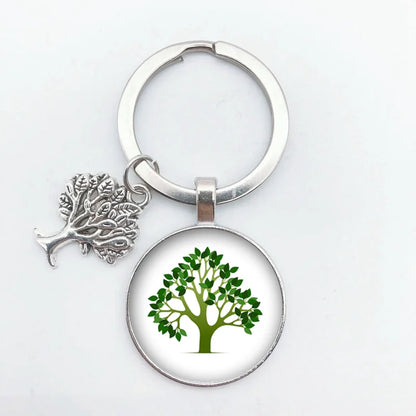 Tree of Life Keychain – Vintage Handmade Fashion Key Ring Jewelry Gift for Men & Women Party & Everyday Use Accessories