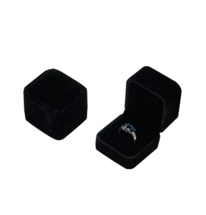 Red Velvet Wedding Jewelry Storage Box – Ring, Earrings, Necklace & Bracelet Organizer Gift Case
