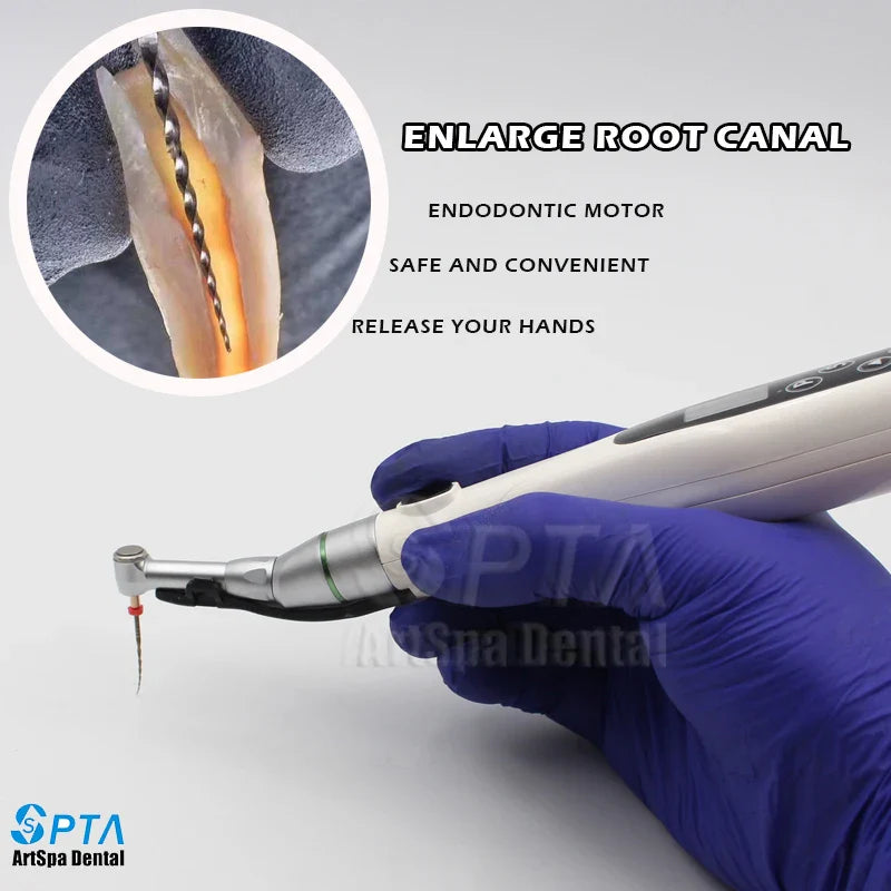 SPTA 16:1 Contra Angle Low Speed Turbine Handpiece – Reciprocating Root Canal File for Endodontic Treatment