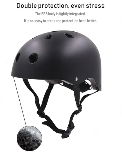 Professional Round Safety Helmet – Outdoor Protective Gear for Kids, Mountain Camping, Hiking & Riding