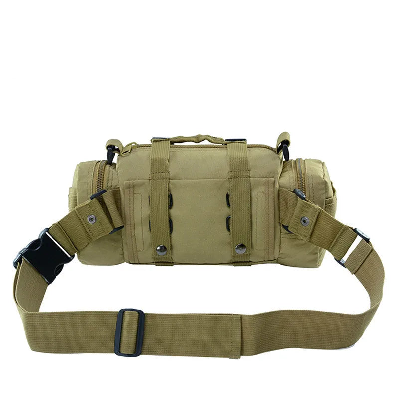 High-Quality Tactical Waist Pack – Outdoor Backpack, Molle Pouch for Camping, Hiking – 3P Chest Bag