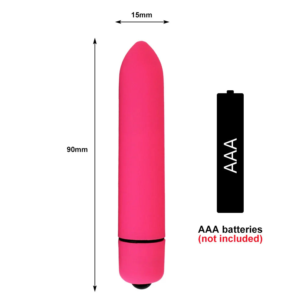 10-Speed Bullet Vibrator AV Stick – Mini G-Spot & Clitoris Stimulator, Dildo Sex Toy for Women