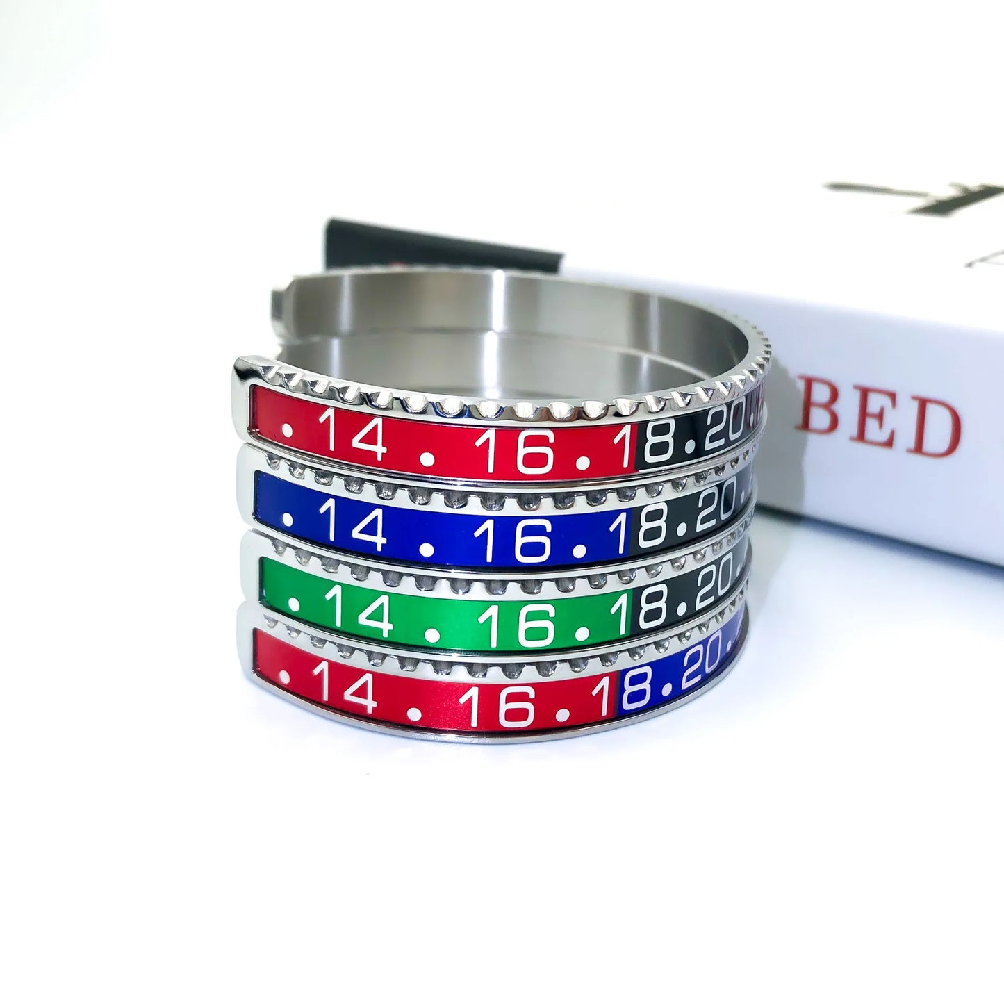 New Stainless Steel Digital Display Bracelet — Fashion Jewelry for Men & Women