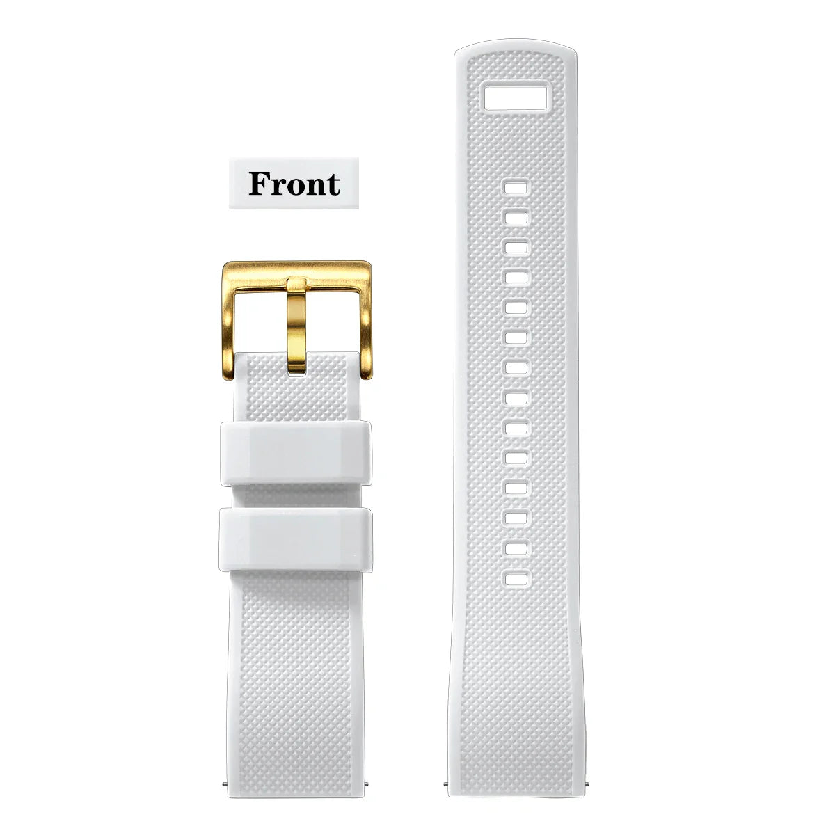 Premium Silicone Watch Band – Quick Release Rubber Strap, 18mm 20mm 22mm Replacement Watchband