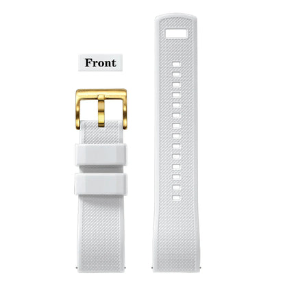 Premium Silicone Watch Band – Quick Release Rubber Strap, 18mm 20mm 22mm Replacement Watchband