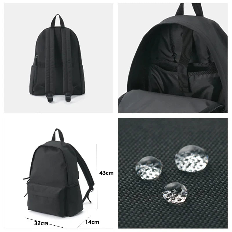 Durable Casual School Backpack – Unisex College & Travel Shoulder Bag, Laptop Compartment Mochila for Teens, Men & Women