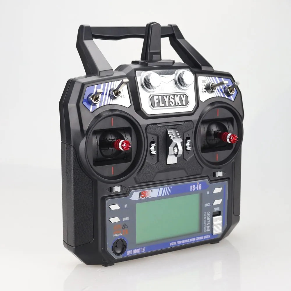 Flysky FS-i6 2.4G 6CH RC Transmitter Controller – FS-iA6 Receiver for Helicopter, Plane, Quadcopter & Glider