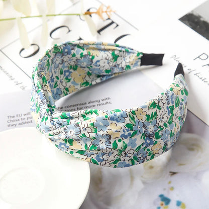 Fashion Leopard Print Headband — Wide Cross Elastic Bow Hairband for Women & Girls Hair Accessories