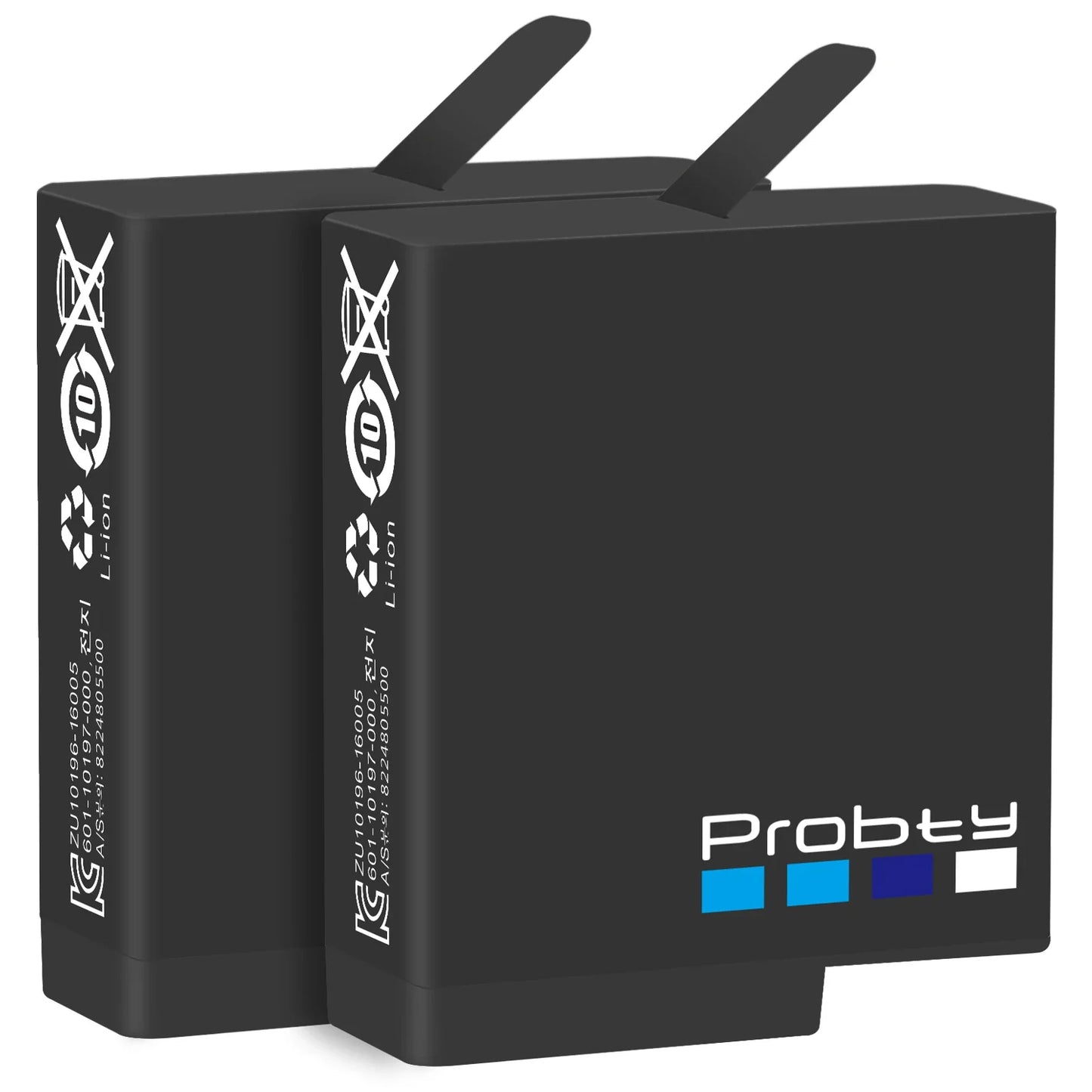 Original Probty Battery & Triple Charger for GoPro Hero 7/6/5 Black – Camera Power Accessory
