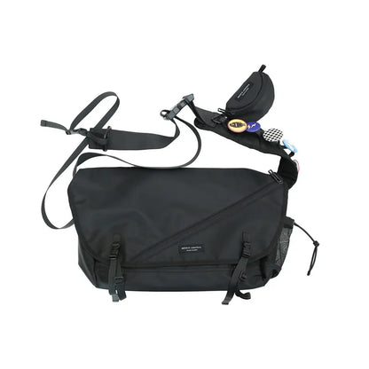 2024 Retro Nylon Messenger Bag for Men & Women - Outdoor Shoulder Bag for Campus and Express Use