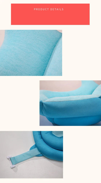 Non-Slip Baby Bath Cushion – Newborn Safety Support Pad & Soft Bathtub Mat