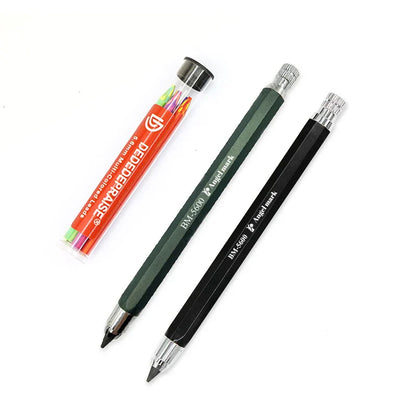 5.6mm Mechanical Pencils & Charcoal Graphite Leads – HB to 14B Soft, Medium, Hard Sketch Drawing Lead Core