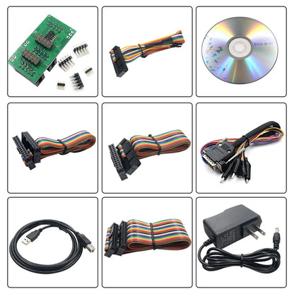 Online Unlimited KESS 2.80 EU Red & KTAG V7.020 OBD2 ECU Chip Tuning Tools – 4 LED Programmer with Version 5.017 Software