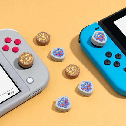 Soft Thumb Stick Grip Caps – Joystick Covers for Switch OLED, NS Lite, Skyward Sword & Monster Hunter Rise Joy-Cons