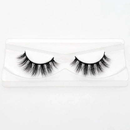 Visofree 3D Mink Eyelashes – Thick Handmade Full Strip Cruelty-Free False Lashes for Makeup M56